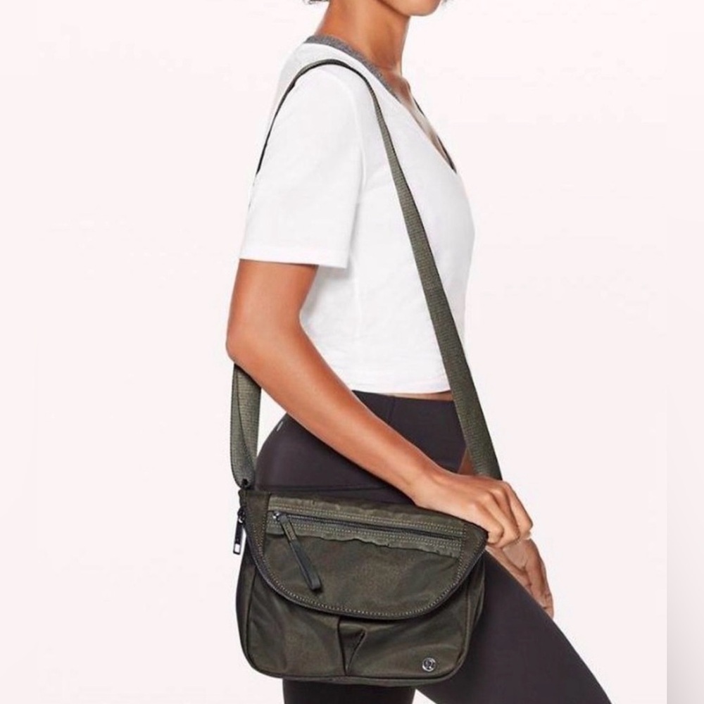Lululemon Dark Olive Green Festival Crossbody Bag - Picture 2 of 12